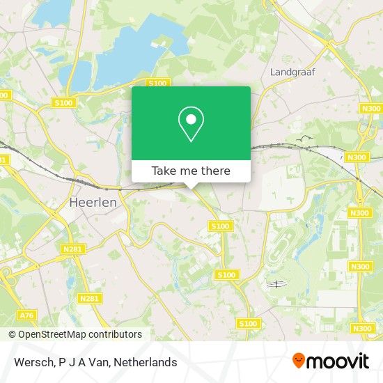Wersch, P J A Van map