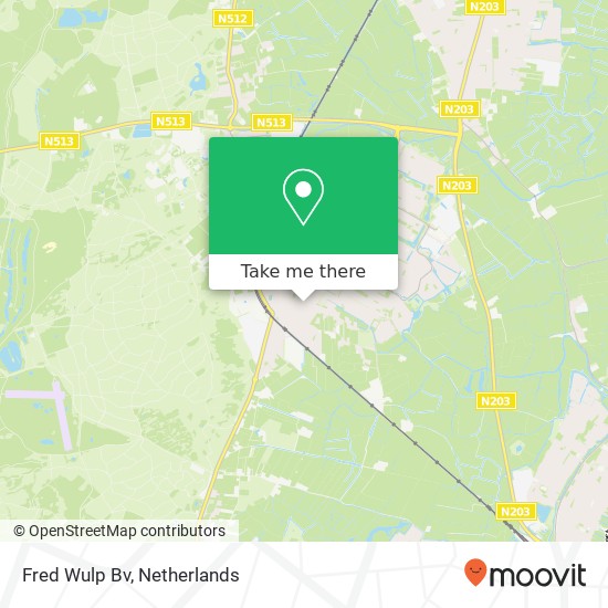 Fred Wulp Bv map