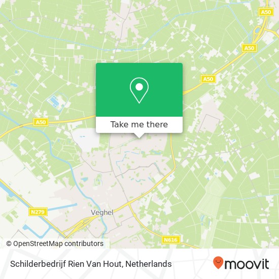 Schilderbedrijf Rien Van Hout map