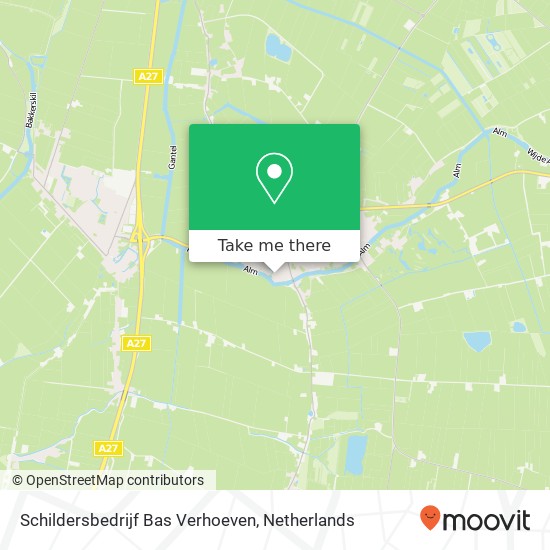 Schildersbedrijf Bas Verhoeven map