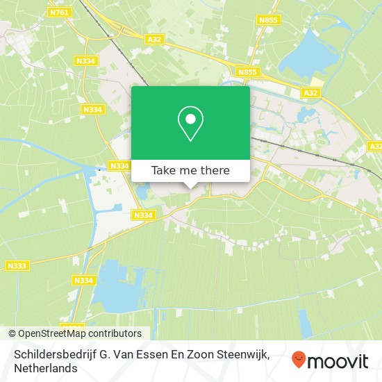 Schildersbedrijf G. Van Essen En Zoon Steenwijk map