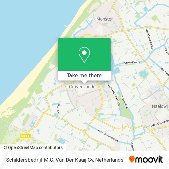 Schildersbedrijf M.C. Van Der Kaaij Cv map