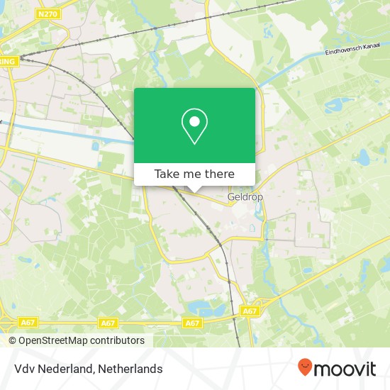 Vdv Nederland map