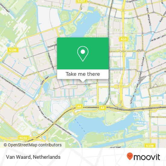 Van Waard map