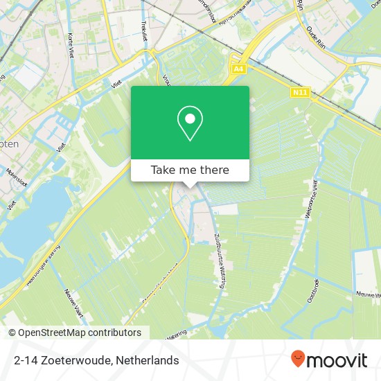 2-14 Zoeterwoude map