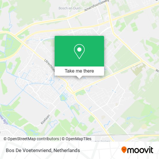 Bos De Voetenvriend map