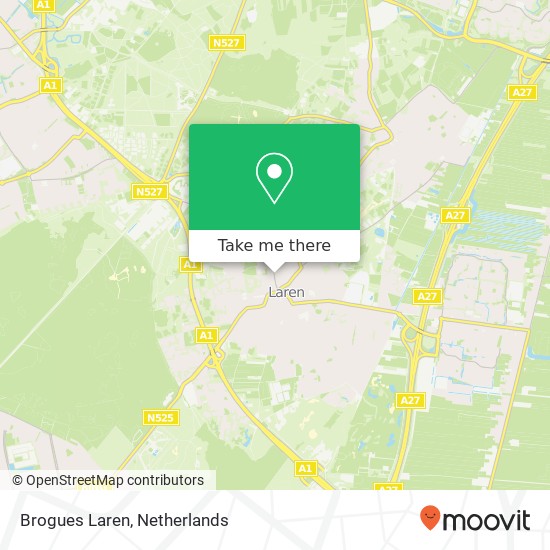 Brogues Laren map