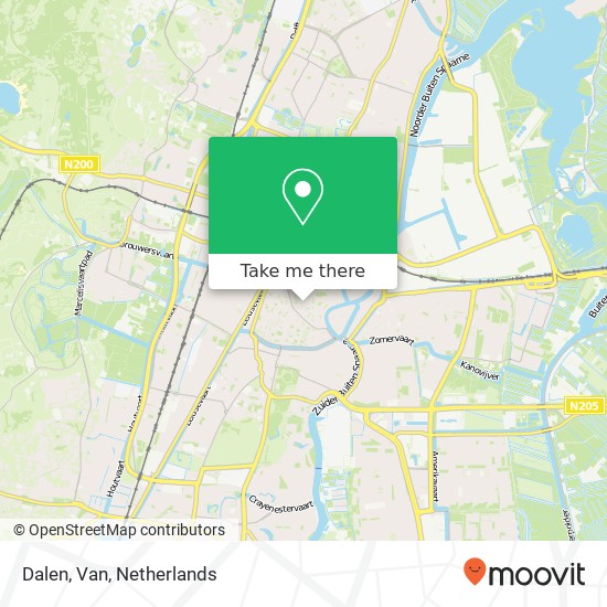 Dalen, Van map