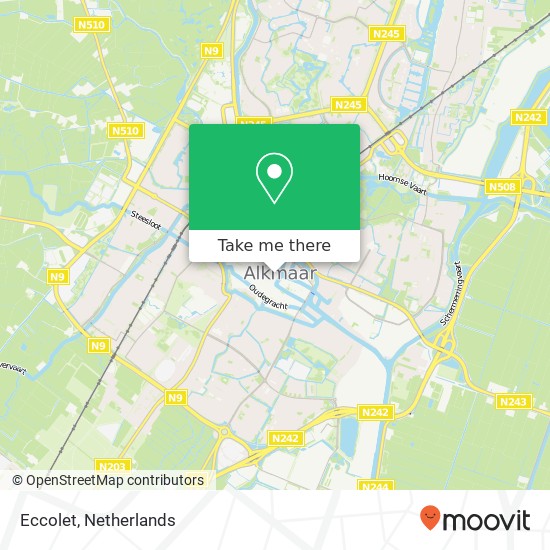 Eccolet map