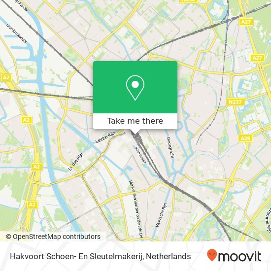 Hakvoort Schoen- En Sleutelmakerij Karte
