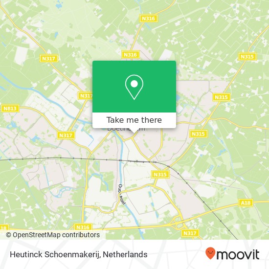 Heutinck Schoenmakerij map
