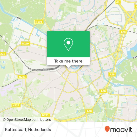 Kattestaart map