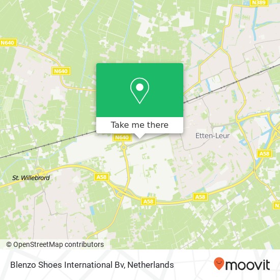 Blenzo Shoes International Bv map