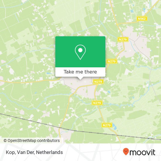 Kop, Van Der map