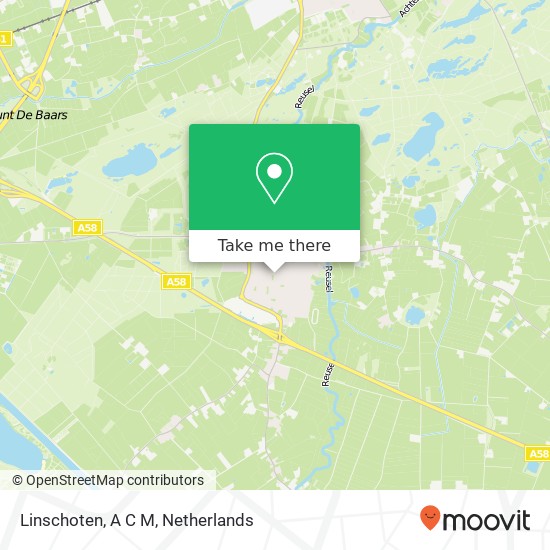 Linschoten, A C M map