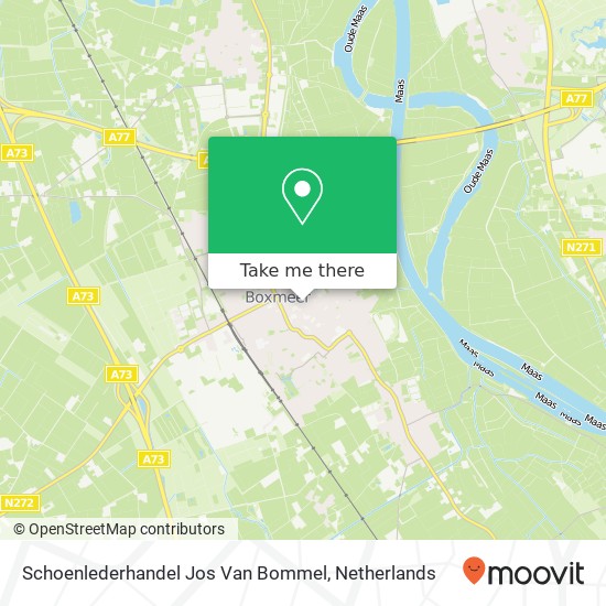 Schoenlederhandel Jos Van Bommel map