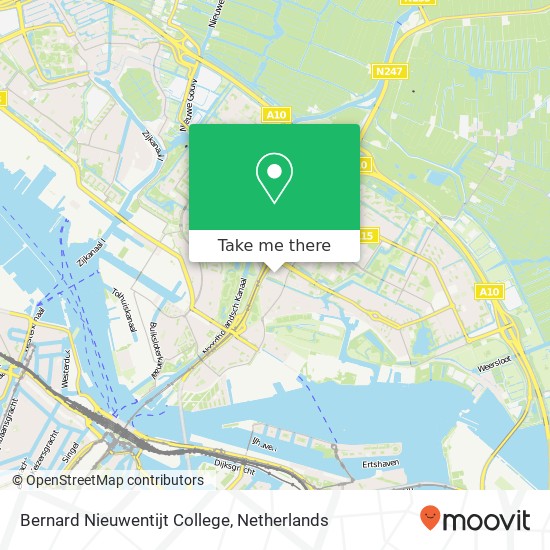 Bernard Nieuwentijt College map