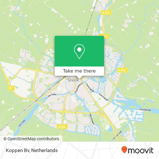 Koppen Bv map