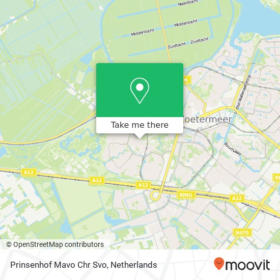 Prinsenhof Mavo Chr Svo map