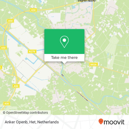 Anker Openb, Het map