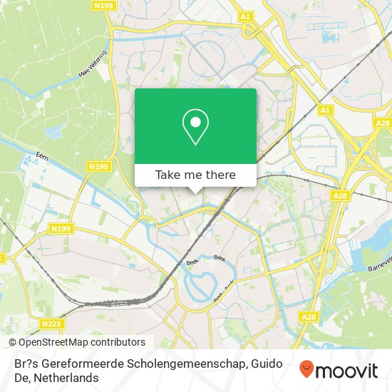 Br?s Gereformeerde Scholengemeenschap, Guido De map