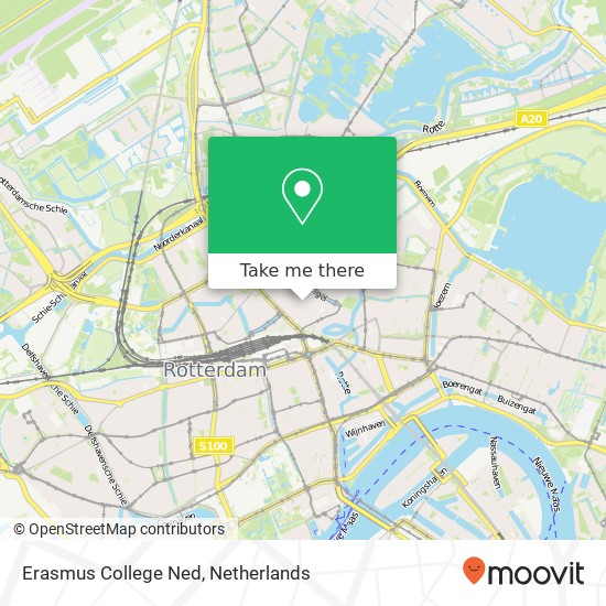 Erasmus College Ned map