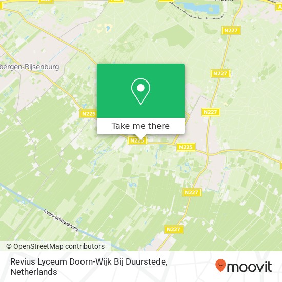 Revius Lyceum Doorn-Wijk Bij Duurstede map