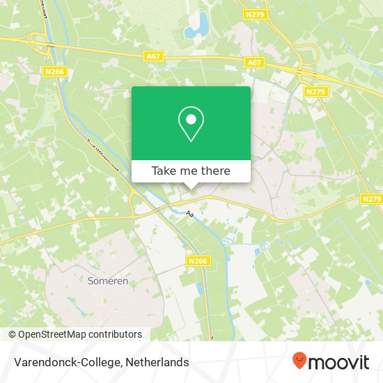 Varendonck-College map