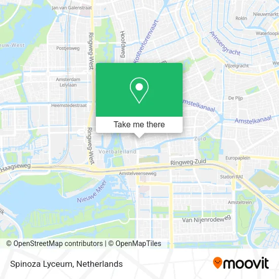 Spinoza Lyceum map