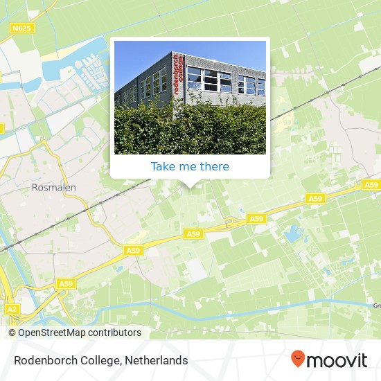 Rodenborch College map