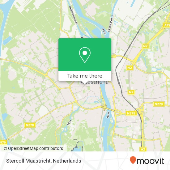 Stercoll Maastricht map