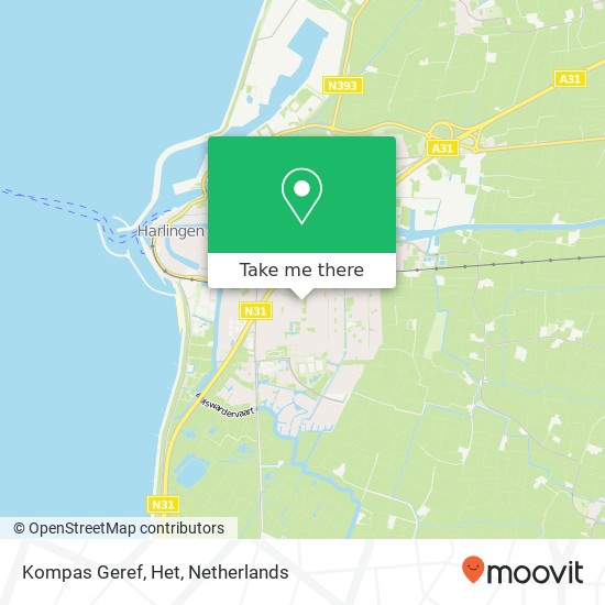 Kompas Geref, Het map