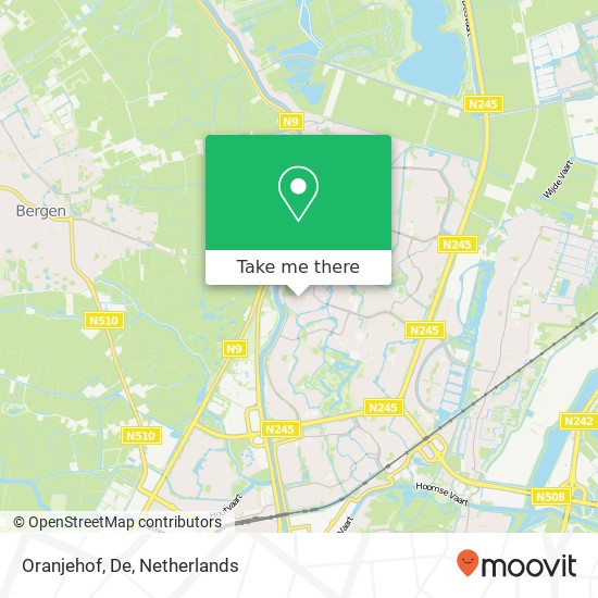 Oranjehof, De map