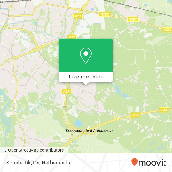 Spindel Rk, De map