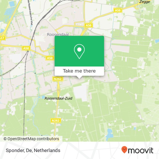 Sponder, De map