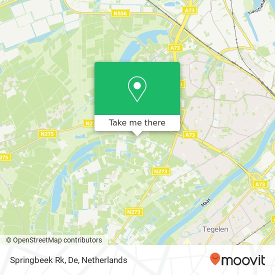 Springbeek Rk, De map