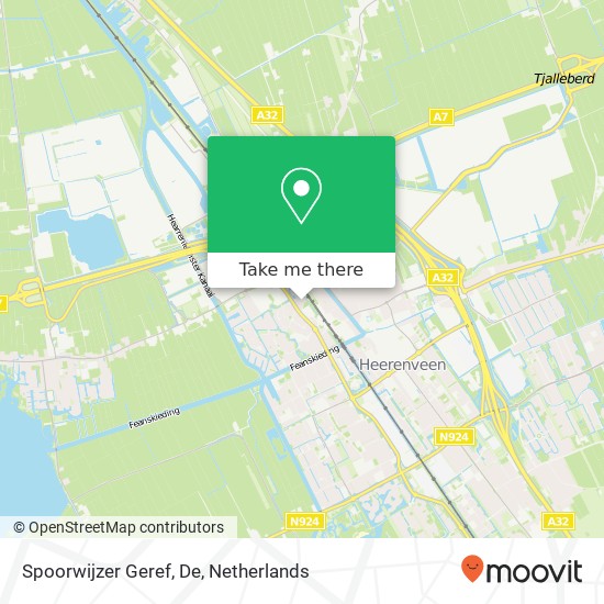 Spoorwijzer Geref, De map