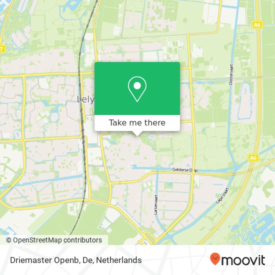 Driemaster Openb, De map