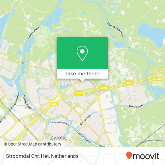 Stroomdal Chr, Het map