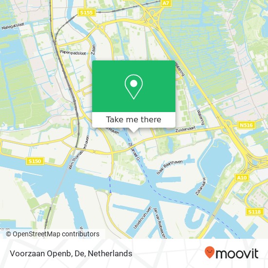 Voorzaan Openb, De map