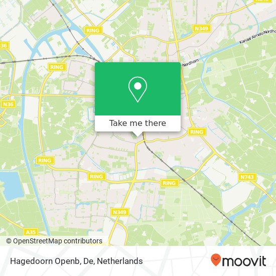 Hagedoorn Openb, De map