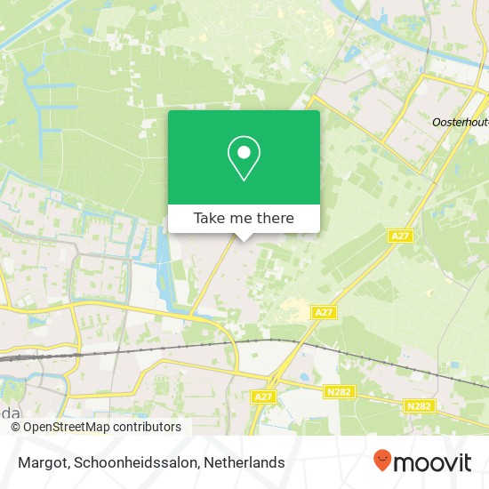 Margot, Schoonheidssalon map