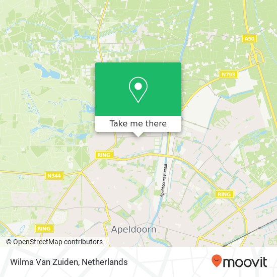 Wilma Van Zuiden map