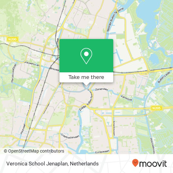 Veronica School Jenaplan map