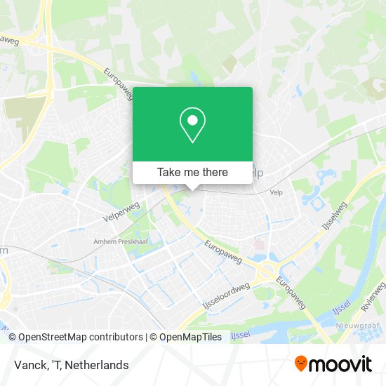 Vanck, 'T map