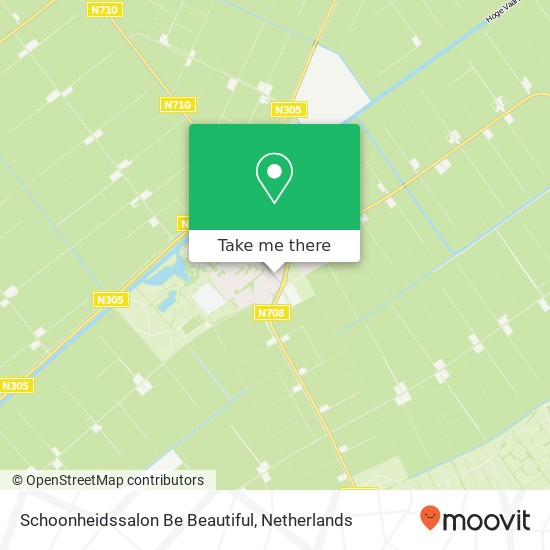 Schoonheidssalon Be Beautiful map