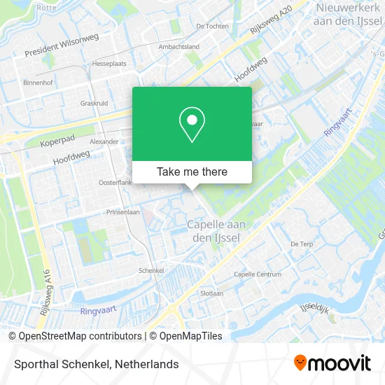 Sporthal Schenkel map