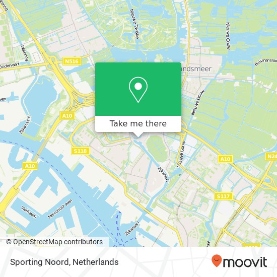 Sporting Noord map