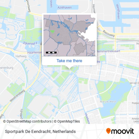 Sportpark De Eendracht map