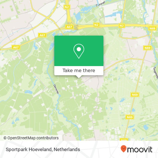 Sportpark Hoeveland Karte